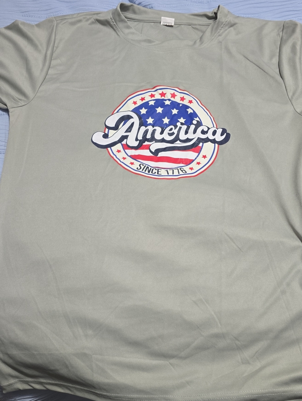 America Graphic Short-Sleeve Tee - Gray